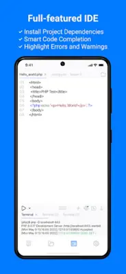 CodeSnack IDE android App screenshot 11